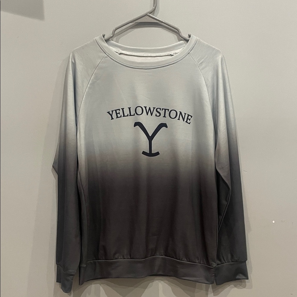Gray Ombre Yellowstone Sweatshirt